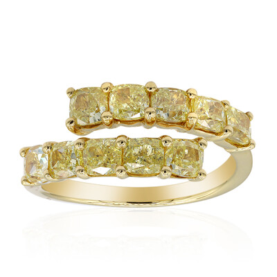 Anello in oro con Diamante Giallo SI2 (CIRARI)