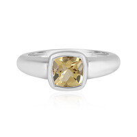 Anello in argento con Berillo Giallo