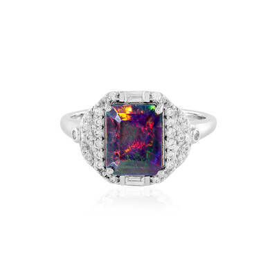 Anello in argento con Opale Mezezo