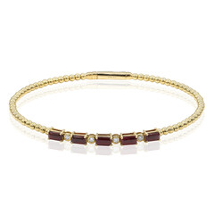 Bracciale in oro con Rubino Mozambico AAA (CIRARI)