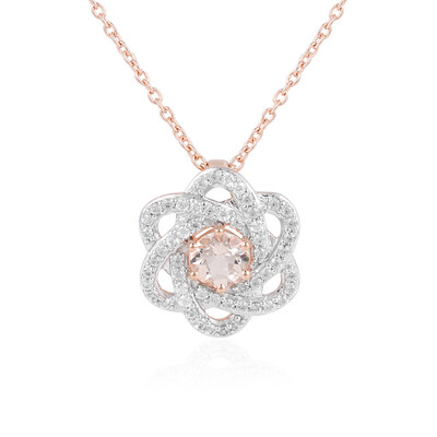 Collana in argento con Morganite