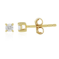 Orecchini in oro con Diamante I4 (J)