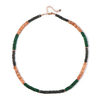 Collana in argento con Ematite Rosa