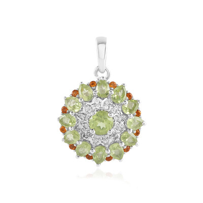 Ciondolo in argento con Peridoto