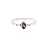 Anello in argento con Zircone Rosa