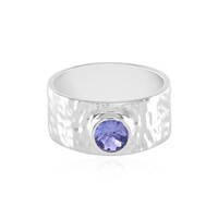 Anello in argento con Tanzanite