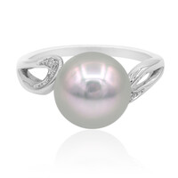 Anello in oro con Perla Tahitiana (TPC)