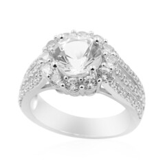 Anello in argento con Danburite