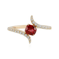 Anello in oro con Spinello Rosso (AMAYANI)