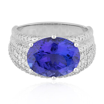 Anello in oro con Tanzanite AAA (de Melo)