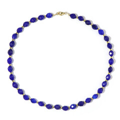 Collana in argento con Quarzo Blu Royal