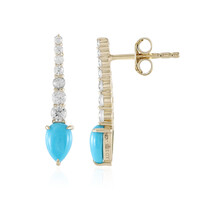 Orecchini in oro con Turchese Sleeping Beauty