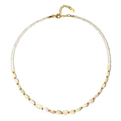 Collana in argento con Opale di Welo
