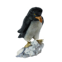 Figura con Calcite Nera