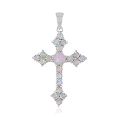 Ciondolo in argento con Opale di Welo