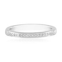 Anello in argento con Diamante I3 (J)