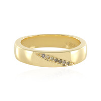 Anello in argento con Diamante Cioccolato I3