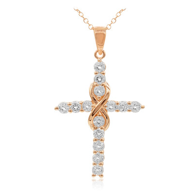 Collana in argento con Topazio Bianco