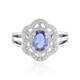 Anello in argento con Tanzanite