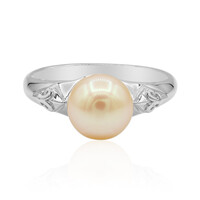 Anello in argento con Perla di Acqua Dolce (TPC)