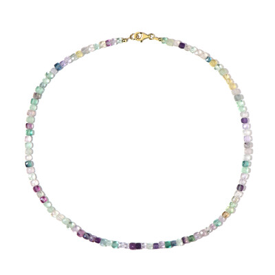 Collana in argento con Fluorite