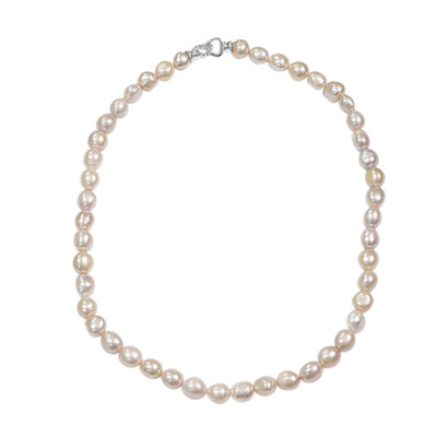 Collana in argento con Perla di Acqua Dolce (TPC)