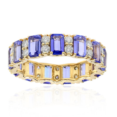 Anello in oro con Tanzanite AAA (CIRARI)