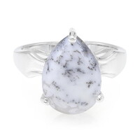 Anello in argento con Agata Dendritica