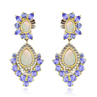 Orecchini in argento con Opale di Welo (Dallas Prince Designs)