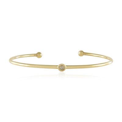 Bracciale in argento con Diamante Champagne VS1