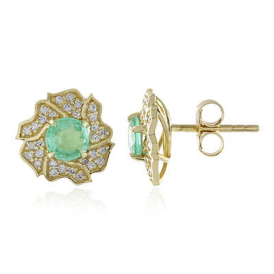 Orecchini in oro con Smeraldo Colombiano (de Melo)