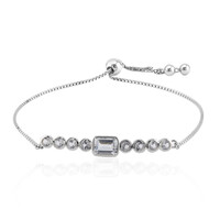 Bracciale in argento con Topazio Bianco