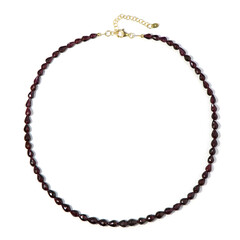 Collana in argento con Rodolite Rajasthan