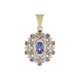 Ciondolo in oro con Tanzanite