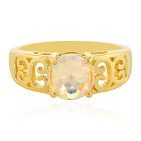 Anello in argento con Opale di Welo