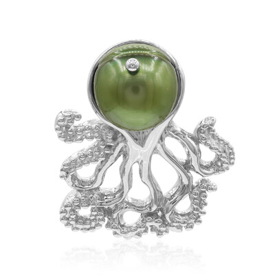 Ciondolo in argento con Perla di Acqua Dolce (TPC)