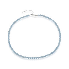 Collana in argento con Acquamarina
