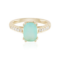 Anello in oro con Opale Paraiba (AMAYANI)