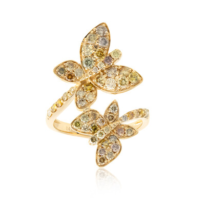Anello in oro con Diamante Fancy SI2 (CIRARI)
