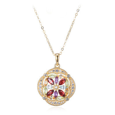 Collana in argento con Granato