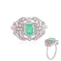 Anello in argento con Smeraldo Russo