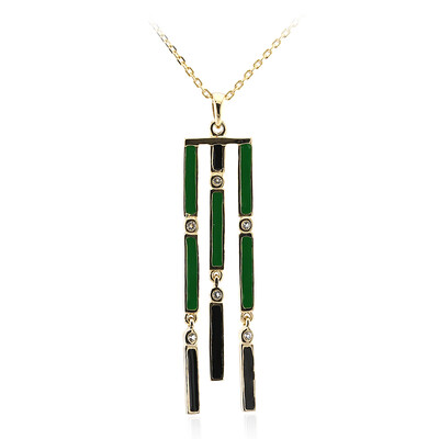 Collana in argento con Topazio Bianco