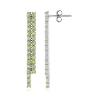 Orecchini in argento con Peridoto