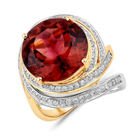 Anello in oro con Tormalina Rosa (SUHANA)
