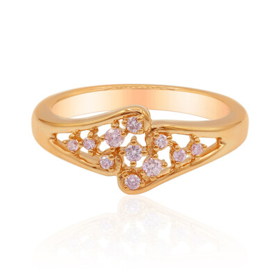 Anello in oro con Diamante Rosa d'Argyle I3 (Mark Tremonti)
