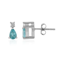 Orecchini in argento con Apatite Blu