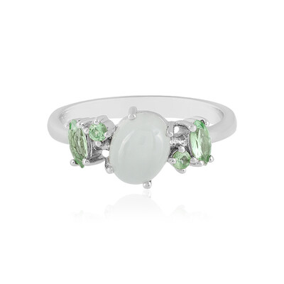 Anello in argento con Acquamarina Brasiliana