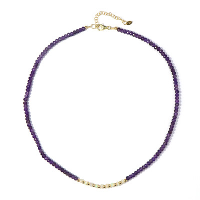 Collana in argento con Ametista Zambiana