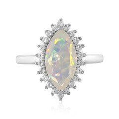Anello in argento con Opale di Welo
