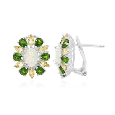Orecchini in argento con Opale di Welo